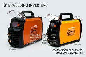 Сварочные инверторы GTM MMA-220DS LED и GTM MMA-180DS LED &mdash; обзор, сравнение и выбор лучшего аппарата для сварки фото