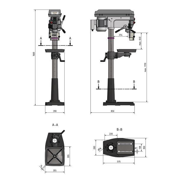 Сверлильный станок Optimum OPTIdrill DQ 32 3191049 фото