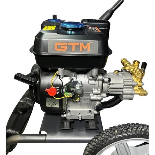 Мийка бензинова високого тиску GTM LT810B 207 бар 10 л/хв шланг 8 м бензиновий двигун 33470 фото