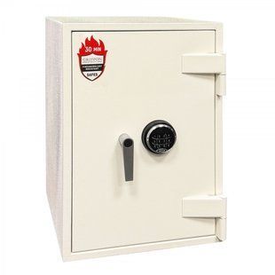 Сейф вогнестійкий GRIFFON FRSL.70.K.E CREAM ключовий та електронний замок кремовий (LFS 30P) FRSL.70.K.E CREAM фото