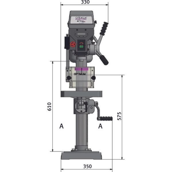 Cверлильный станок по металлу OPTIdrill D 23Pro (380 В) 3003020 фото