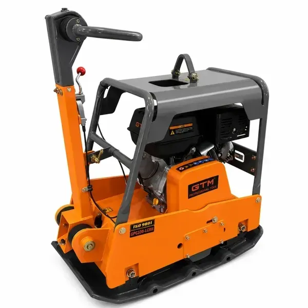 Віброплита реверсивна GTM GPC330-LCRH з гідравлічним реверсом (Loncin G390F 14 к.с., 300 кг, 835х680 мм) 36559 фото