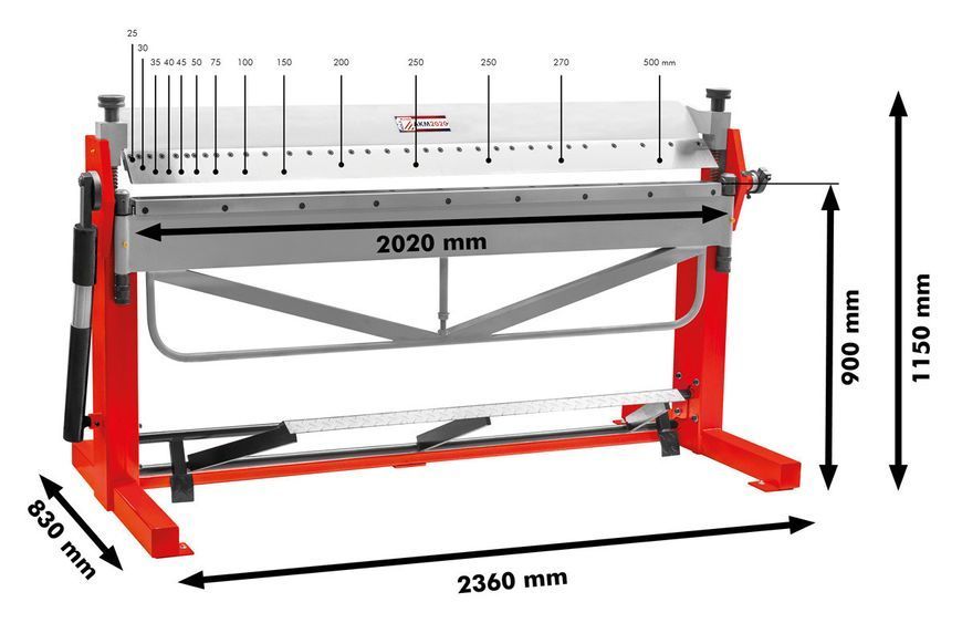 Листозгинальний верстат Holzmann AKM 2020 AKM2020 фото