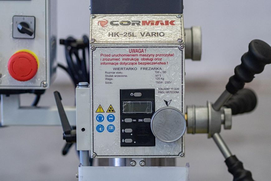 Фрезерний верстат CORMAK HK-25L Vario HK-25L Vario фото