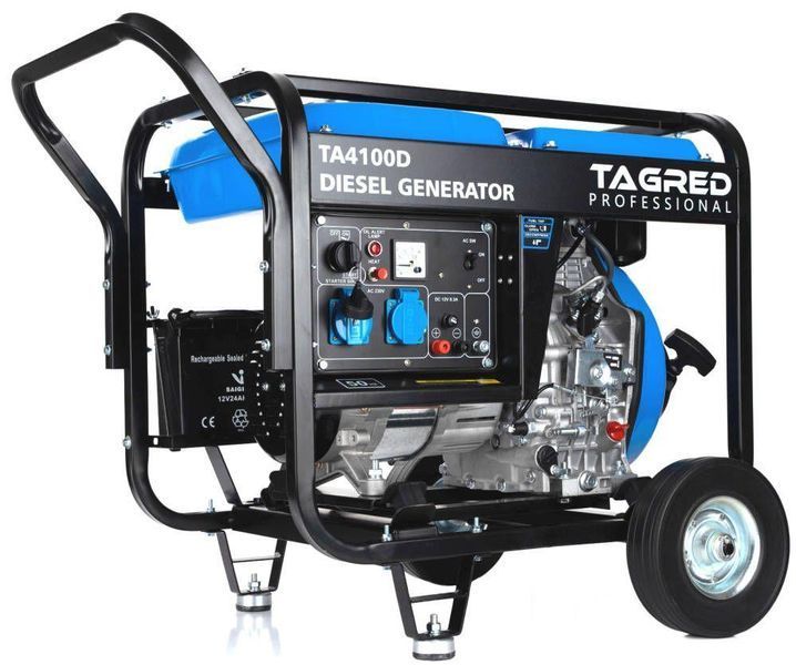 Дизельный генератор TAGRED TA4100D + газова плитка Orcamp CK-505 + 4 газових картриджа 400 мл KTA4100D фото