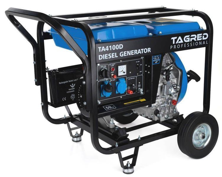 Дизельный генератор TAGRED TA4100D + газова плитка Orcamp CK-505 + 4 газових картриджа 400 мл KTA4100D фото