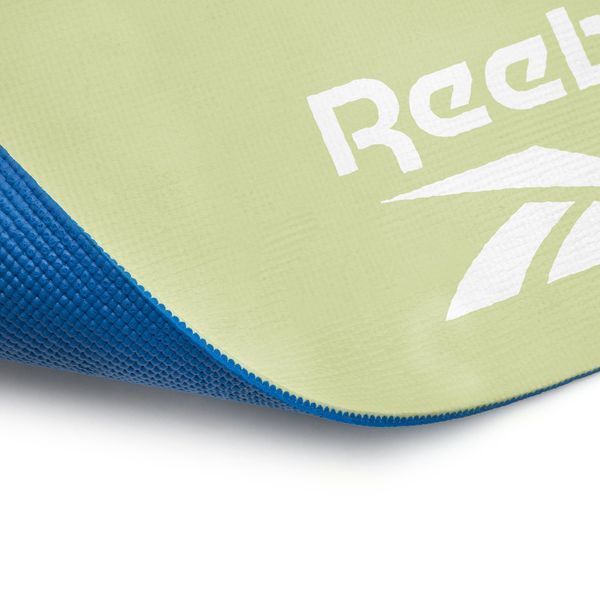 Мат для йоги двосторонній Reebok RAYG-11060BLGN блакитний-зелений RAYG-11060BLGN фото